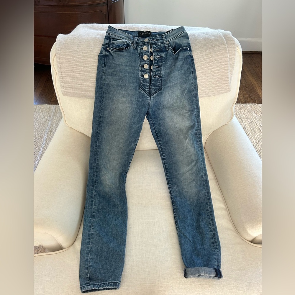 Black Orchid Dark Wash Skinny Jeans Size 26